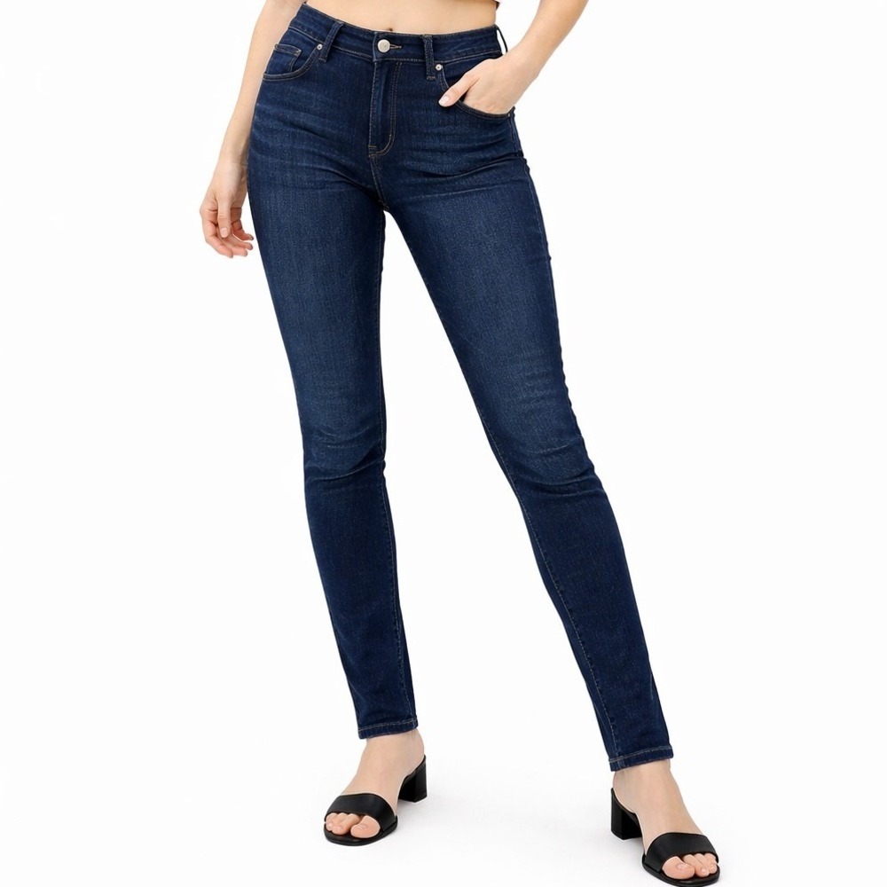 Gap Skinny Jeans Womens 12 Dark Blue 1969 Always Skinny Mid Rise Denim